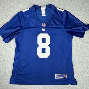 NFL Pro Line New York Giants Daniel Jones 8 Jersey Blue Youth Small S